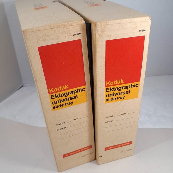 Kodak Slide Projector Ektagraphic Universal slide tray SET 2 AV680 110-6699 - Picture 8 of 12